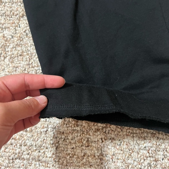 PINK Victoria's Secret Black Joggers with Silver Accents - Picture 3 of 4